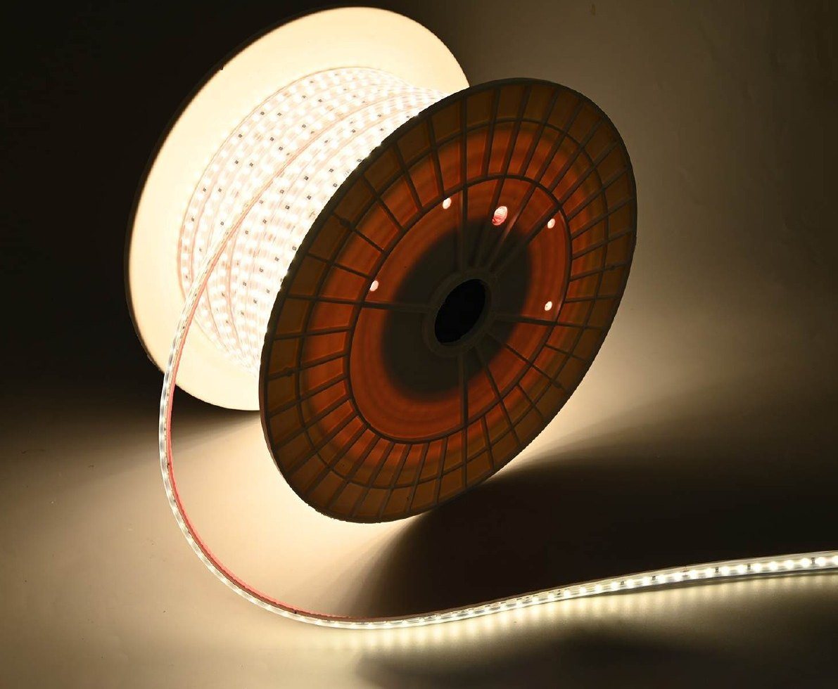 Bobina de tira LED SMD de 230 V encendida