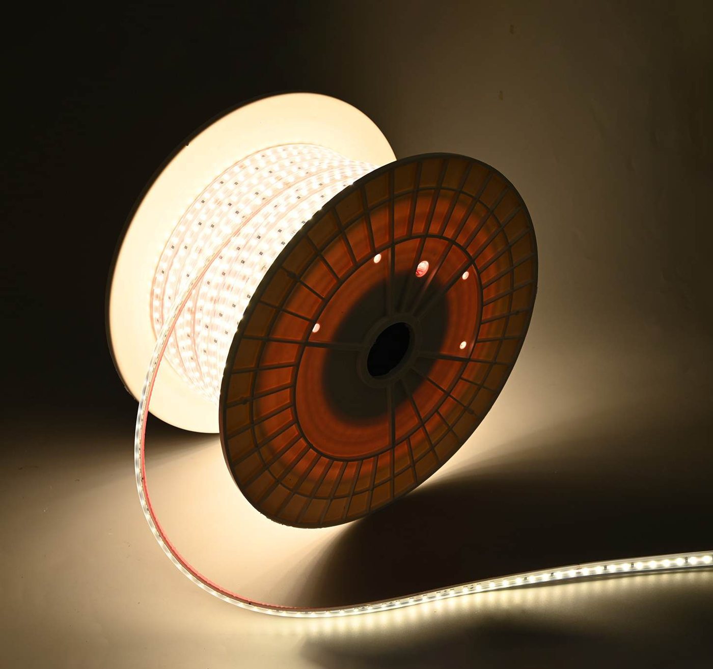 Bobina de tira LED SMD de 230 V encendida